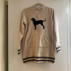 The Black Dog kids hoodie size s/m